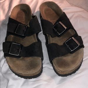 Black birkenstocks